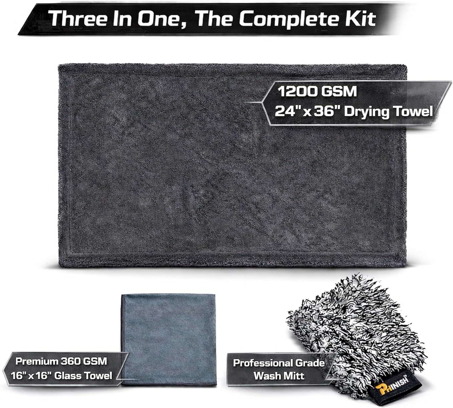 24x36 Car Drying Towel 1200 GS - Microfiber Towel Detailing recension och pris