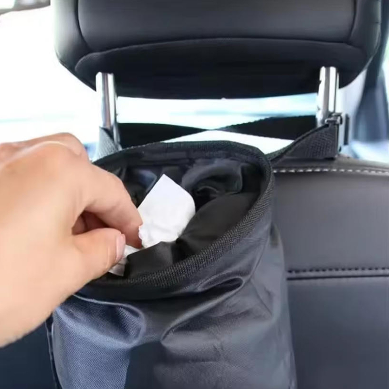 1pc Car Seat Back Trash Holder - Seat Cleaner Fabric recension och pris