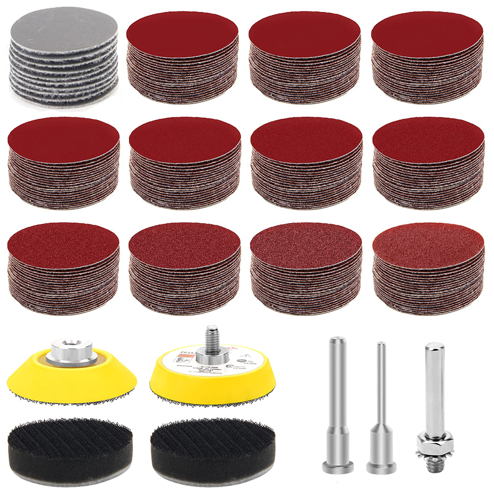 2 Inch Red Sandpaper Set 247 P - Polish Pad Set Buffer recension och pris