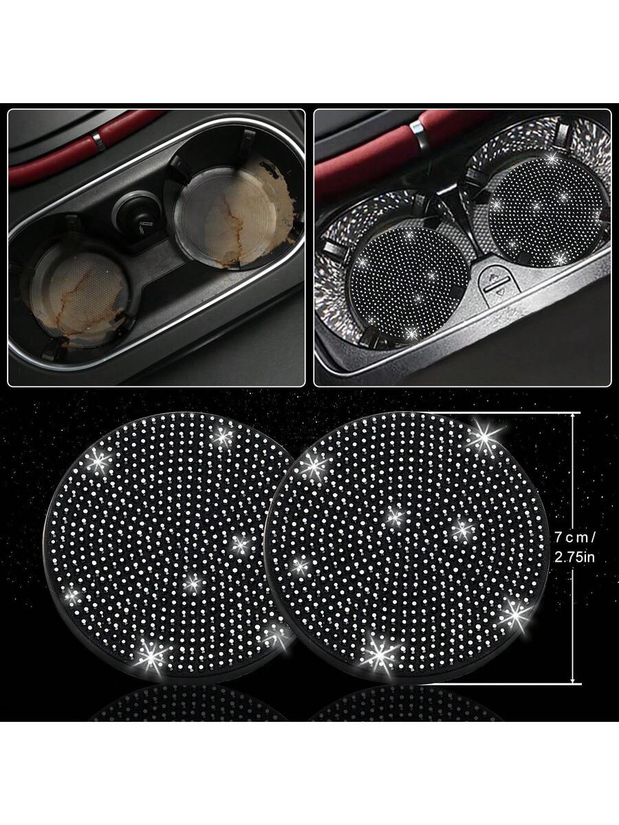 Bling Car Floor Mats Set With  - Dirt Brush Interior recension och pris