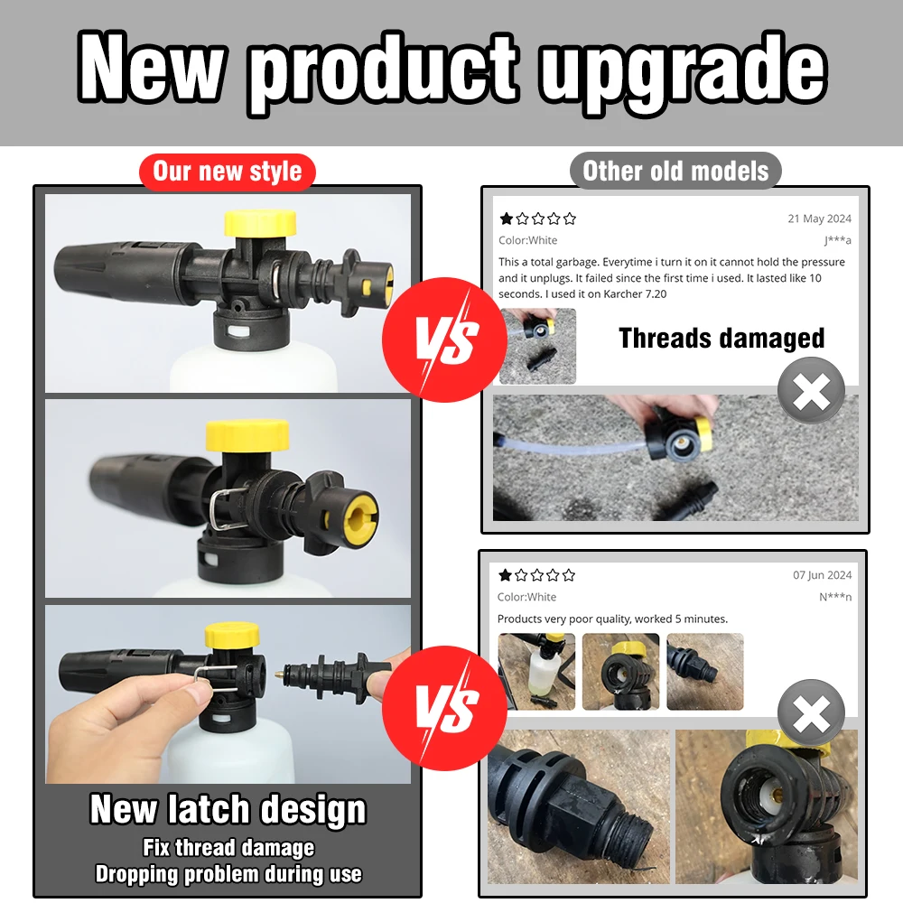 Foam Cannon for Karcher K2 K3  - Pressure Washer Foam Gun recension och pris