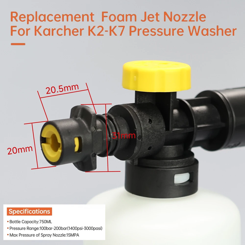Foam Cannon for Karcher K2 K3  - Pressure Washer Foam Gun recension och pris