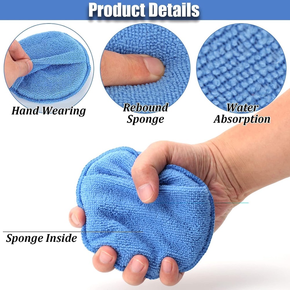 Microfiber Wax Applicator Pads - Wax Applicator Pad recension och pris