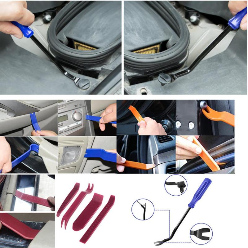 New！5Pcs Non-Scratch Plastic C - Trim Restorer Plastic recension och pris