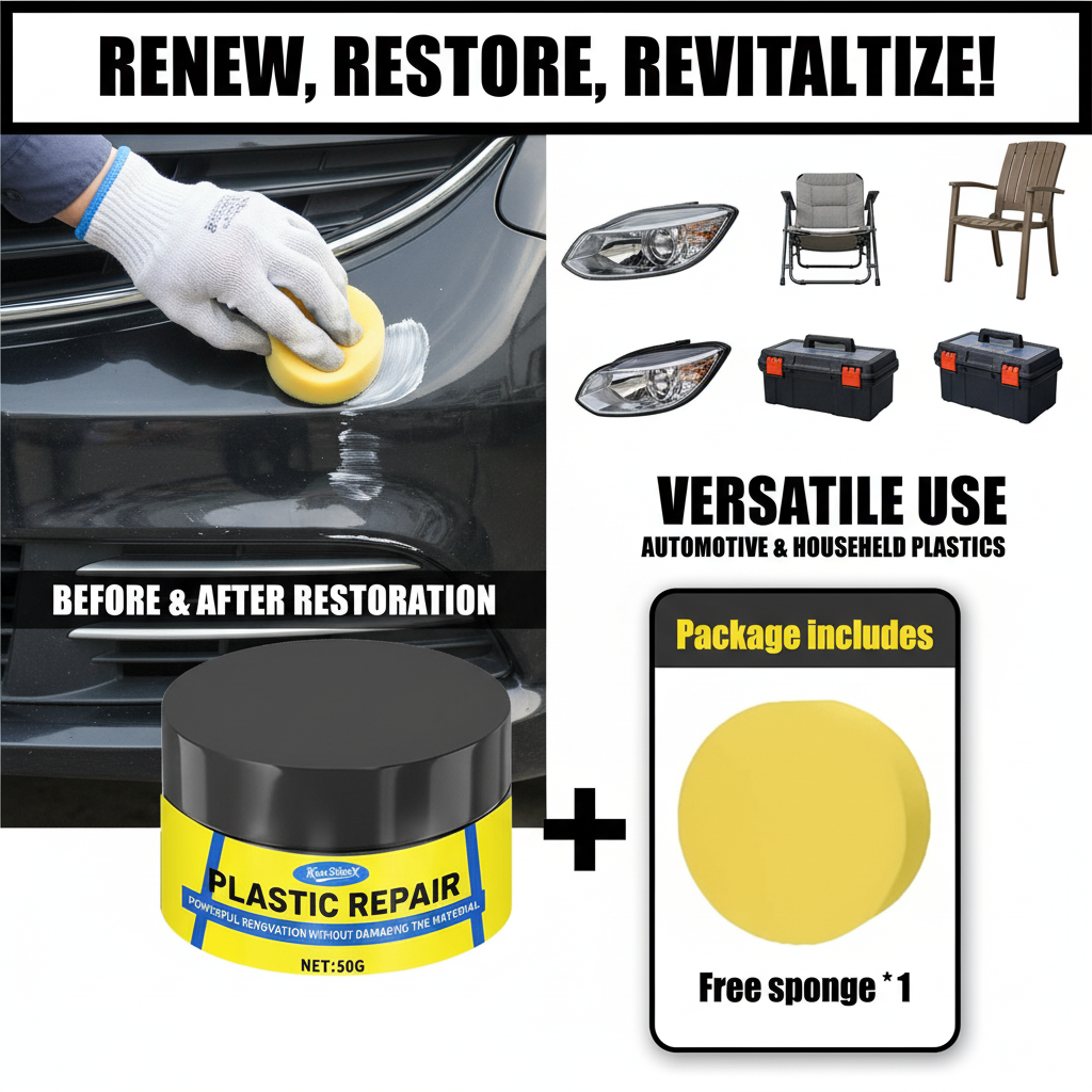 Car Plastic Restorer Paste UV  - Trim Restorer Plastic recension och pris