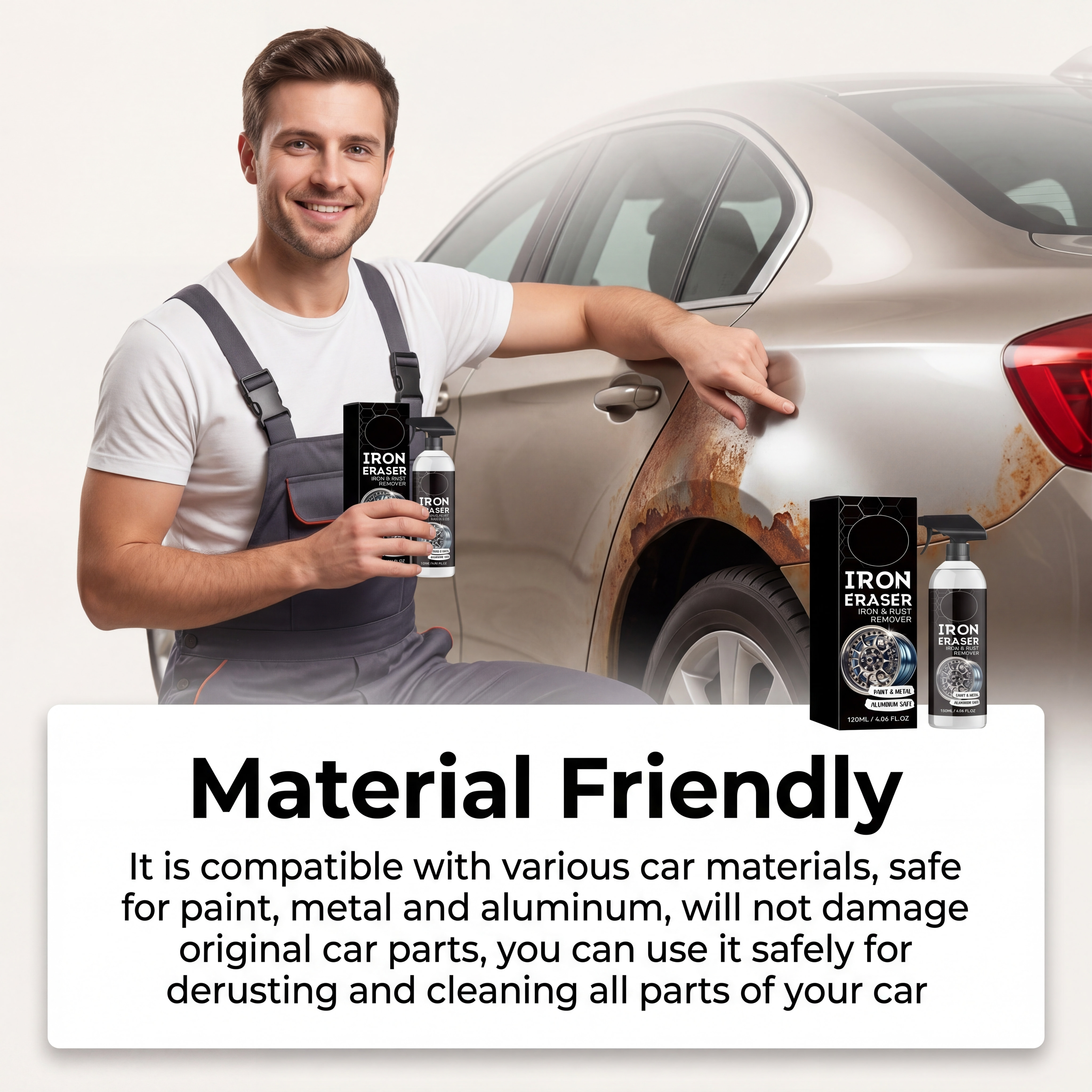 Car Rust Remover Spray Powerfu - Wheel Cleaner Alloy recension och pris