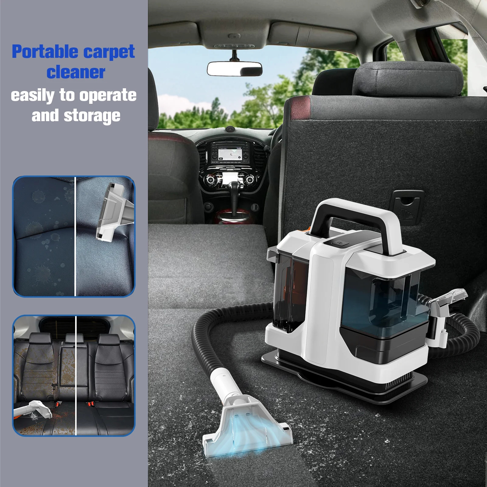 Latest Portable Home Appliance - Seat Cleaner Fabric recension och pris