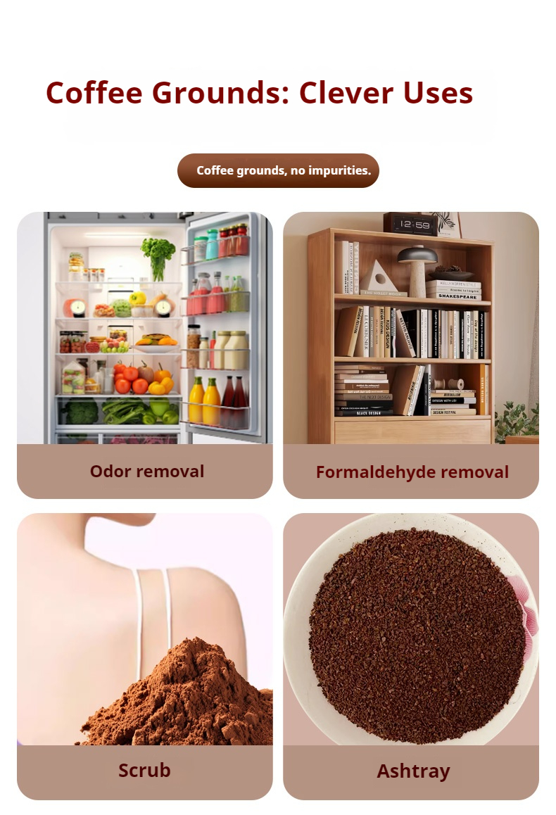 5pcs Eco-Friendly Coffee Groun - Odor Eliminator Car recension och pris