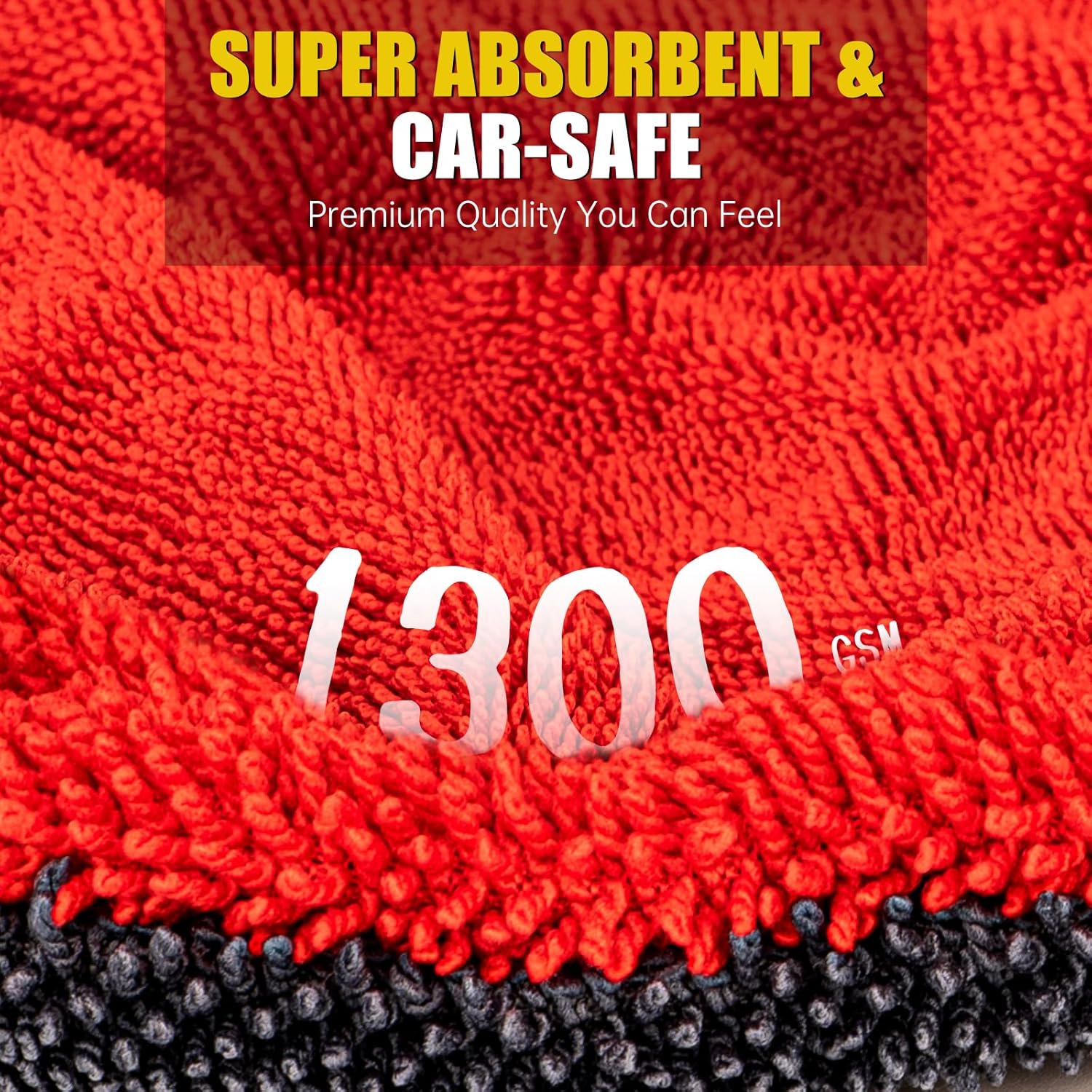 3-Pack Car Drying Towel Microf - Microfiber Towel Detailing recension och pris