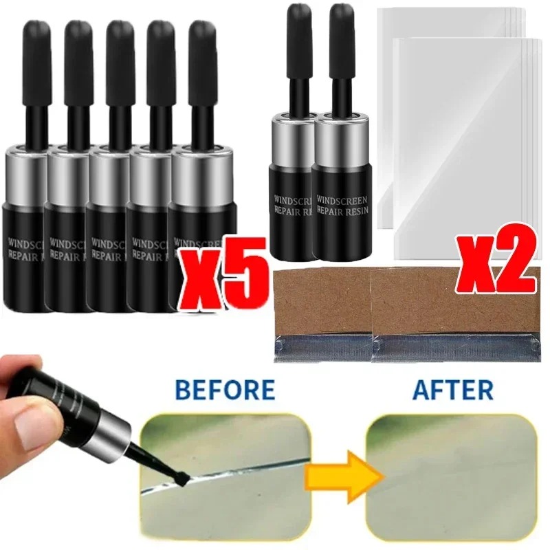 DIY Car Windshield Cracked Rep - Glass Cleaner Streak recension och pris