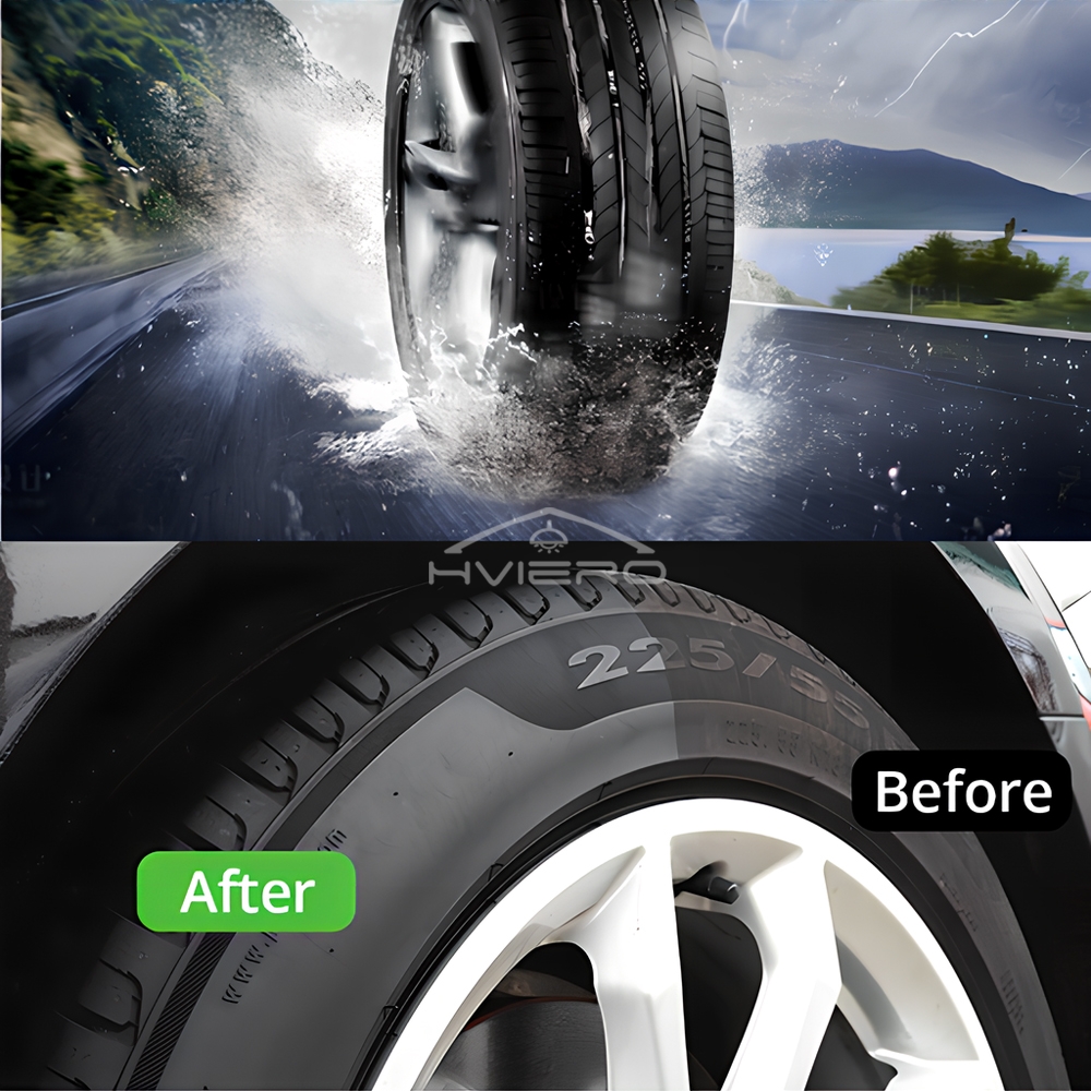 Tyre Gloss HVIERO S22 Tire Coa - Tire Shine Spray Sealant recension och pris