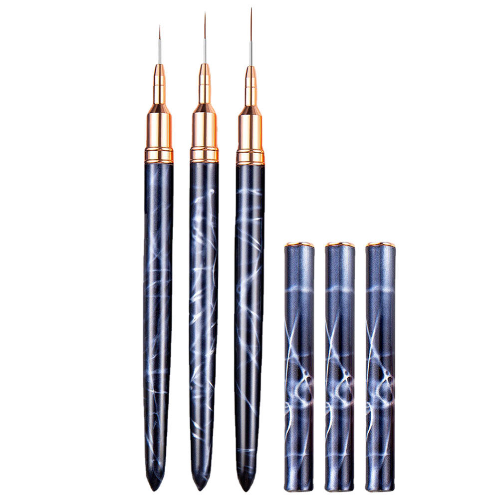 3Pcs Nail Art Brush Set Profes - Detailing Brush Set recension och pris