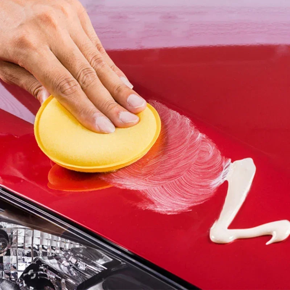 50pcs Round Car Ultra Soft Foa - Wax Applicator Pad recension och pris