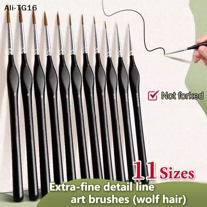 【B11】11Pc Miniature Detail Pai - Detailing Brush Set recension och pris