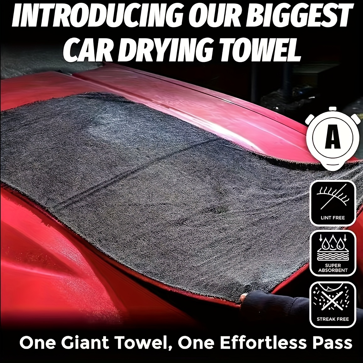 Ultra Absorbent Car Towel XXL  - Microfiber Towel Detailing recension och pris