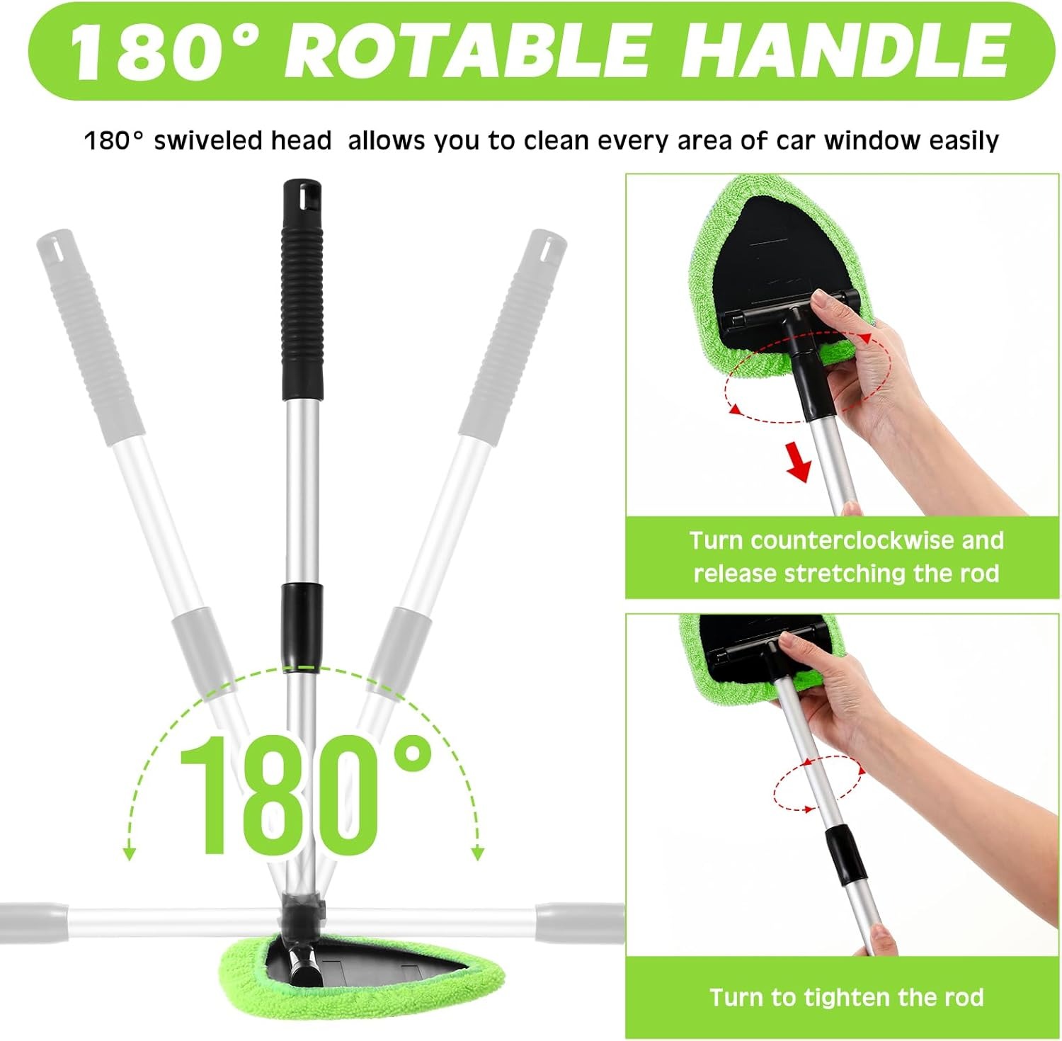 Windshield Cleaning Tool, Exte - Interior Detailing Kit recension och pris