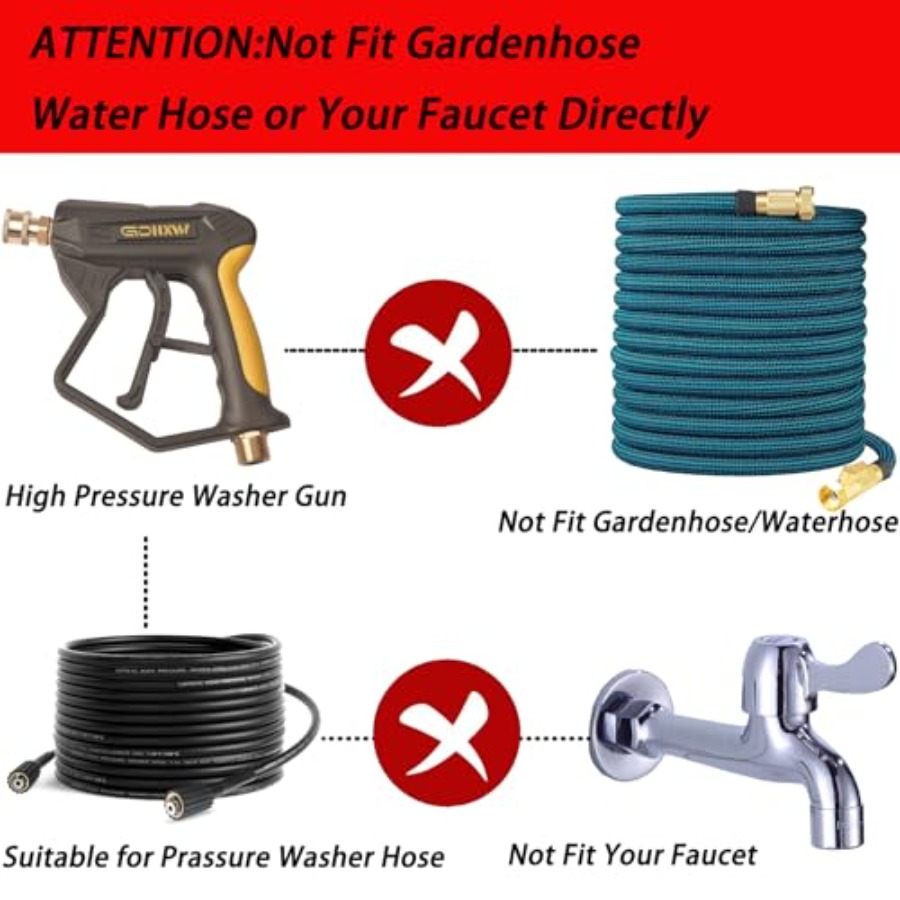 X887 High Pressure Washer Gun  - Pressure Washer Foam Gun recension och pris