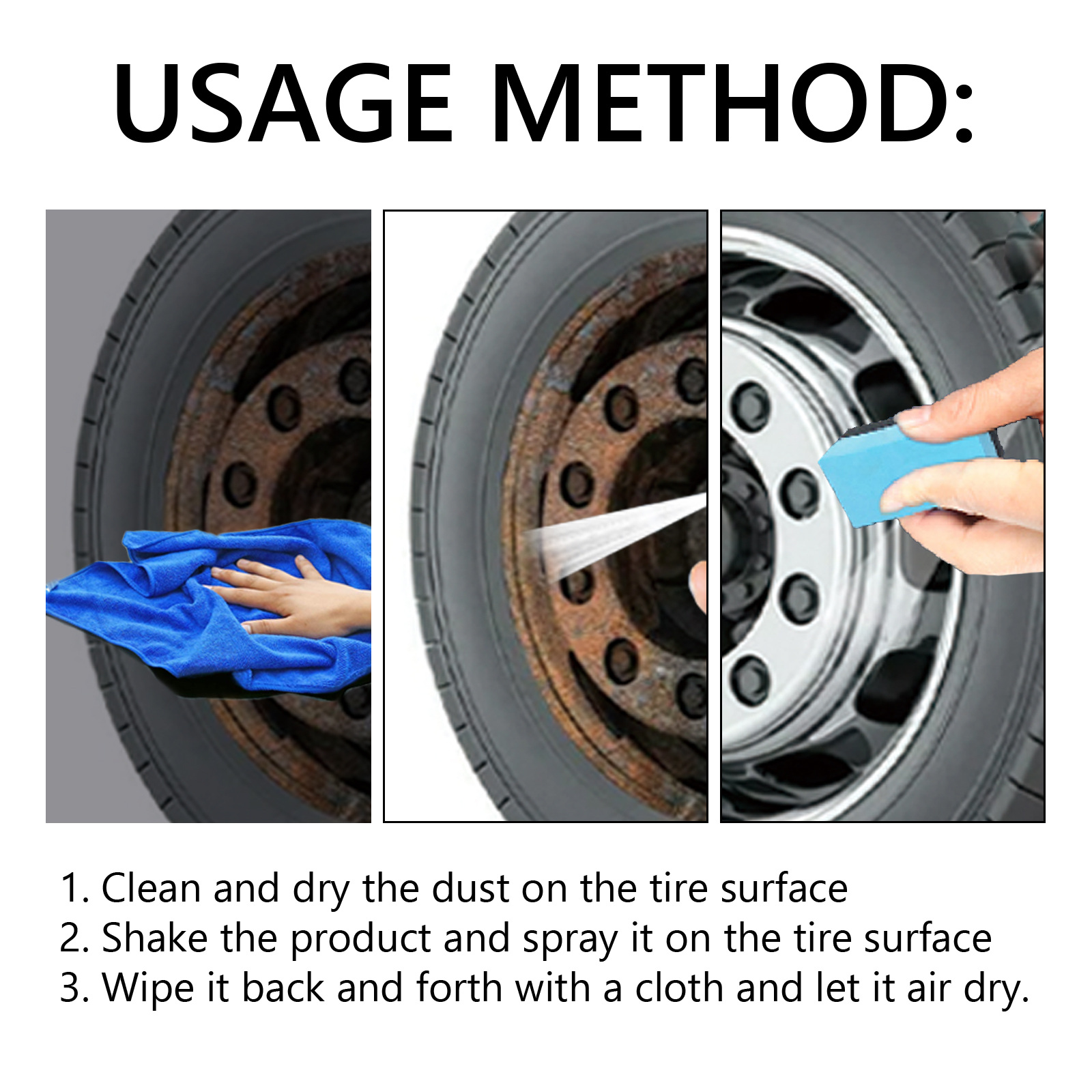 Car Tire Shine Coating Spray C - Tire Shine Spray Sealant recension och pris