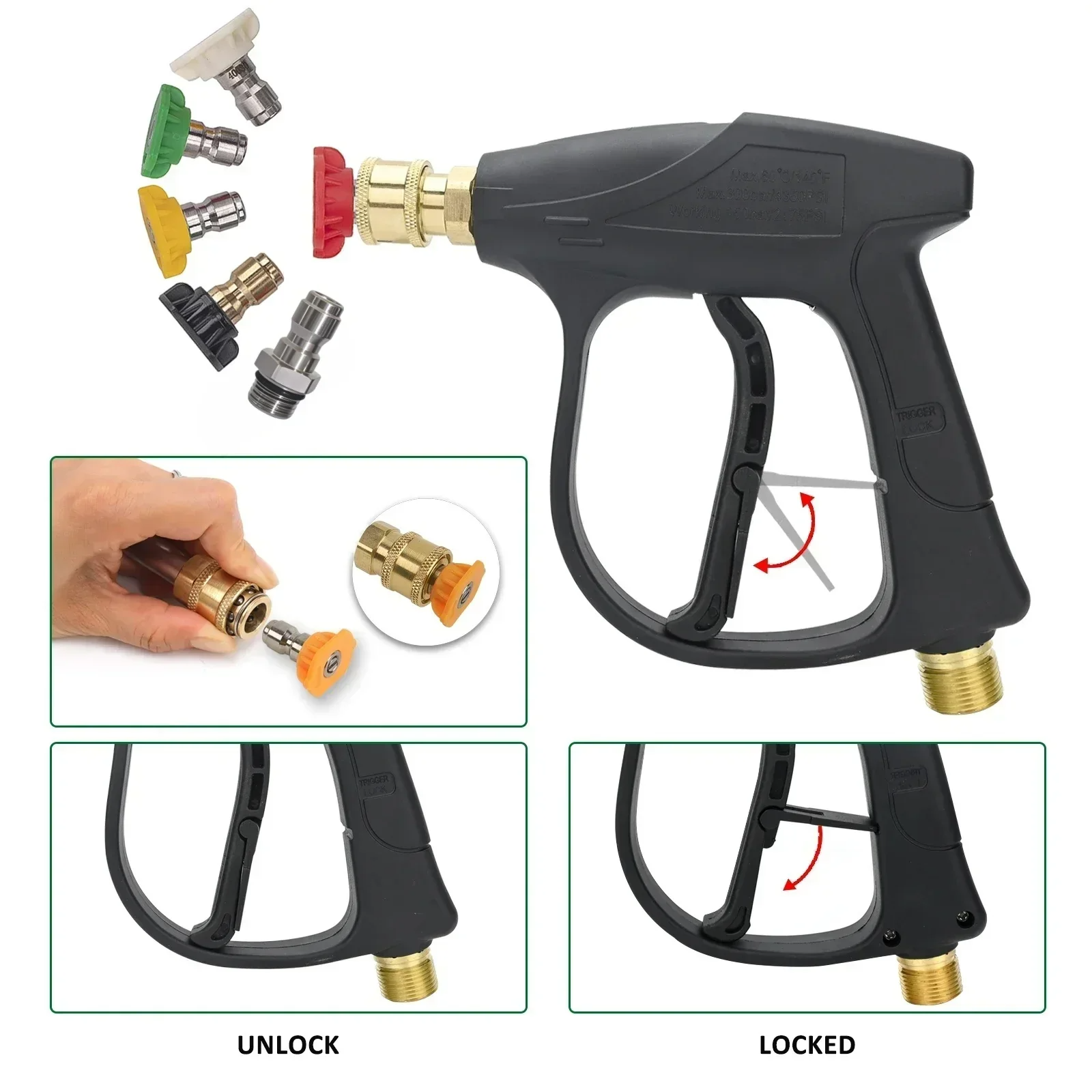 Pressure Washer Gun for Karche - Foam Cannon Car Wash recension och pris