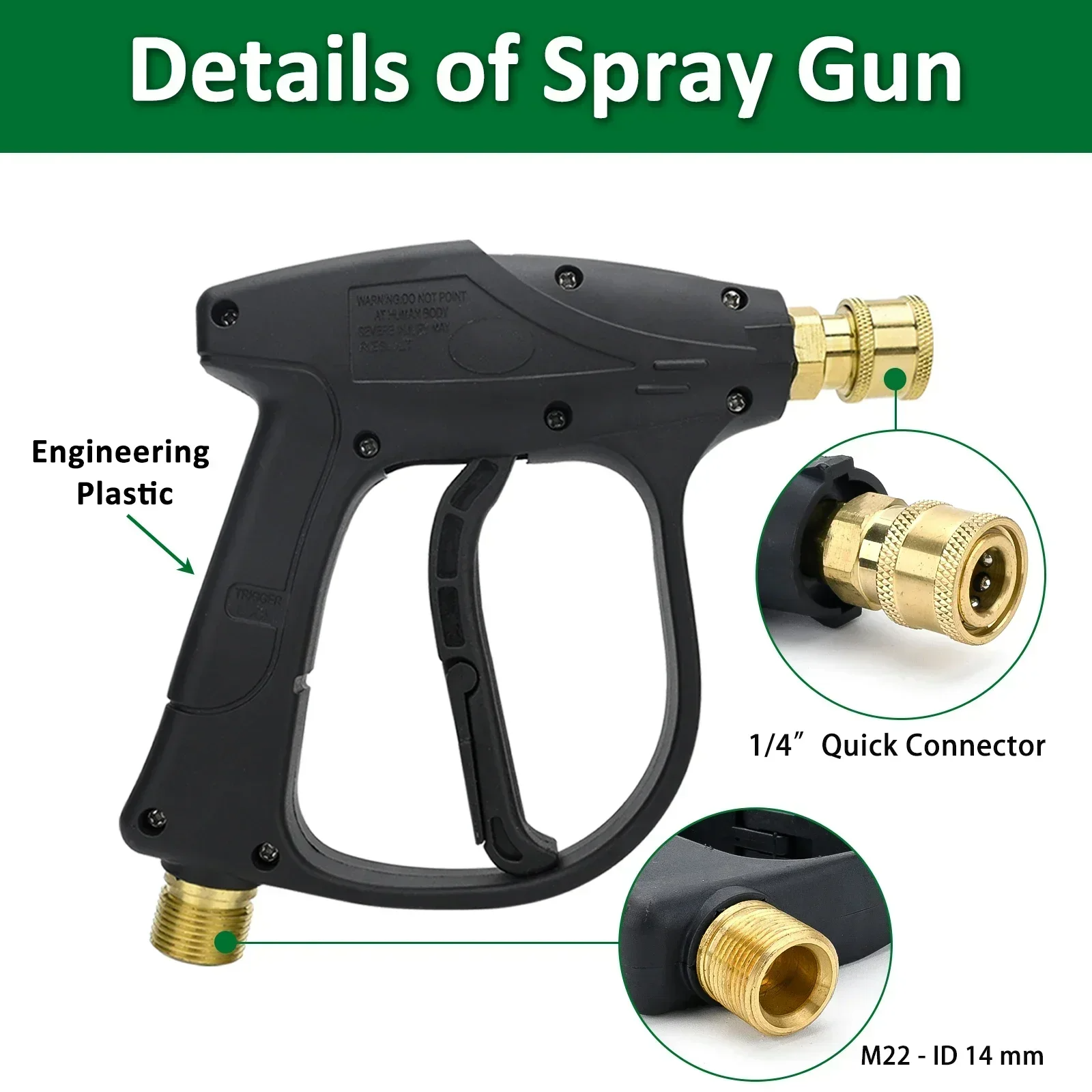 Pressure Washer Gun for Karche - Foam Cannon Car Wash recension och pris