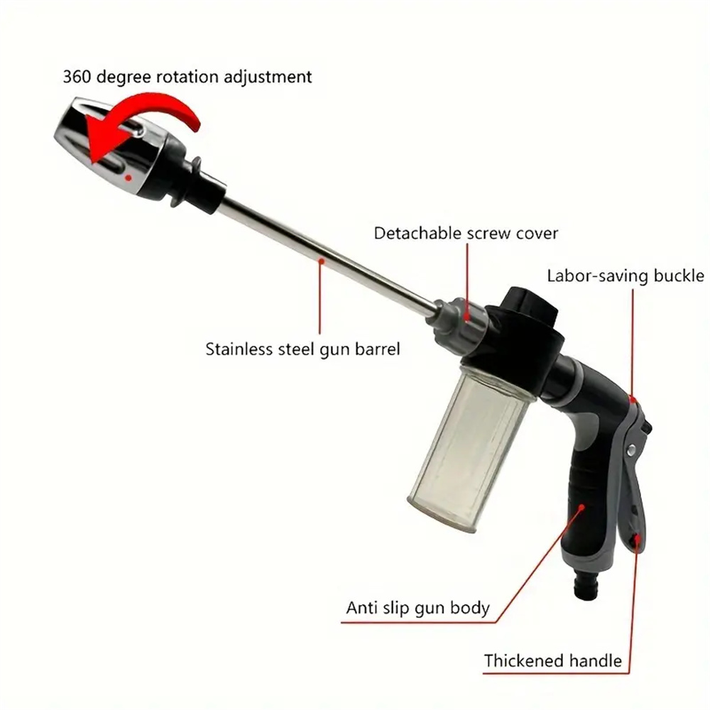 Expandable high-pressure car w - Pressure Washer Foam Gun recension och pris